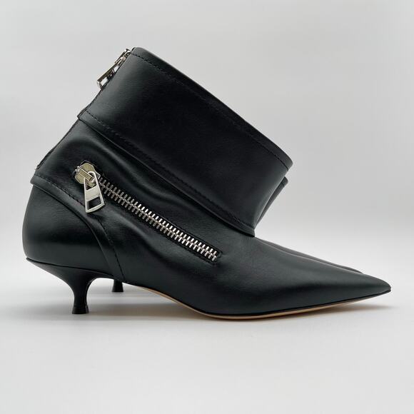 JW Anderson | $950 NIB Biker Kitten Heel Boot Black Pointed Toe Bootie 36 / US 6 - Picture 2 of 12